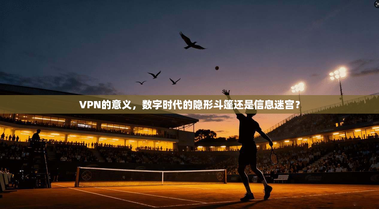 VPN的意义，数字时代的隐形斗篷还是信息迷宫？