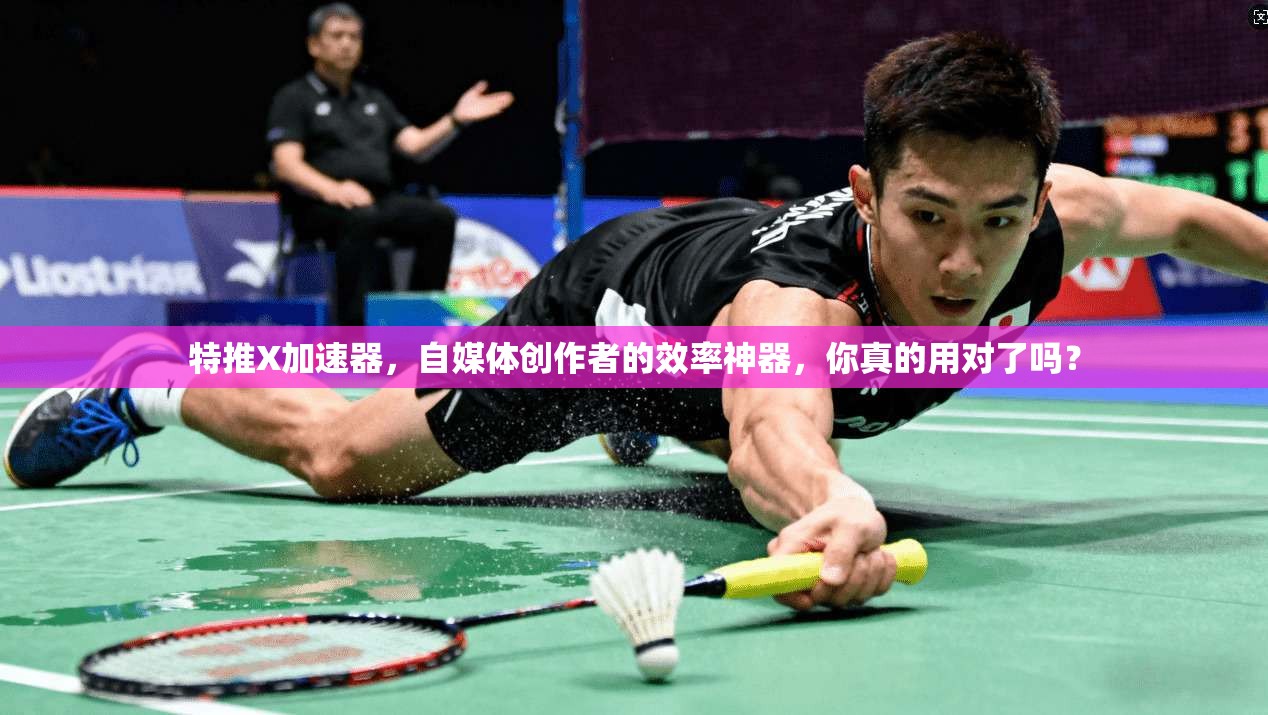 特推X加速器,自媒体创作者的效率神器,你真的用对了吗?