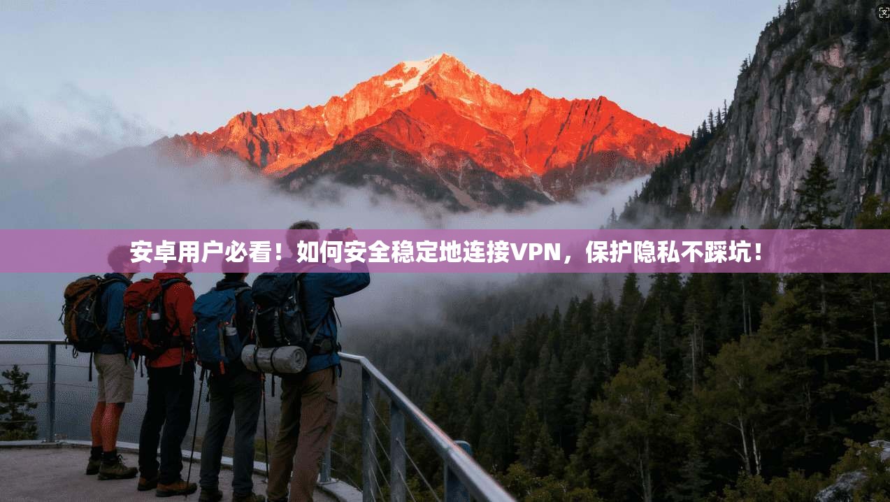 安卓用户必看！如何安全稳定地连接VPN，保护隐私不踩坑！
