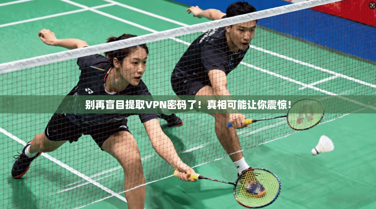 别再盲目提取VPN密码了！真相可能让你震惊！