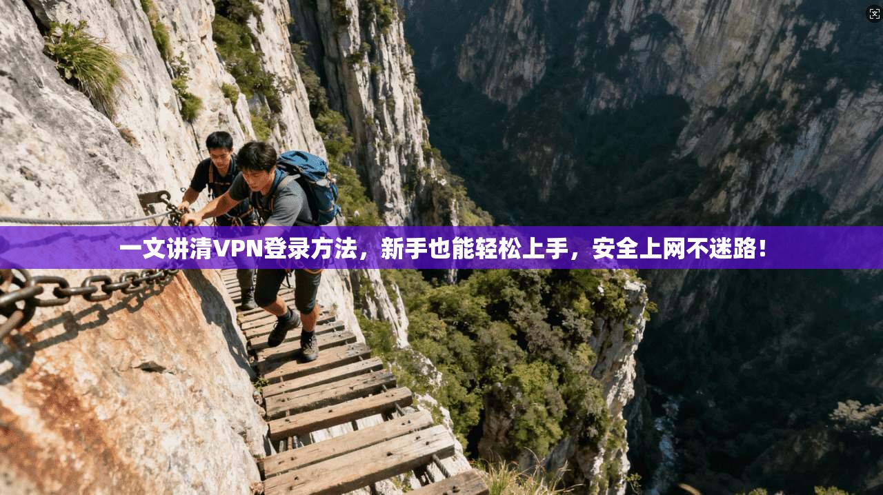 一文讲清VPN登录方法,新手也能轻松上手,安全上网不迷路!