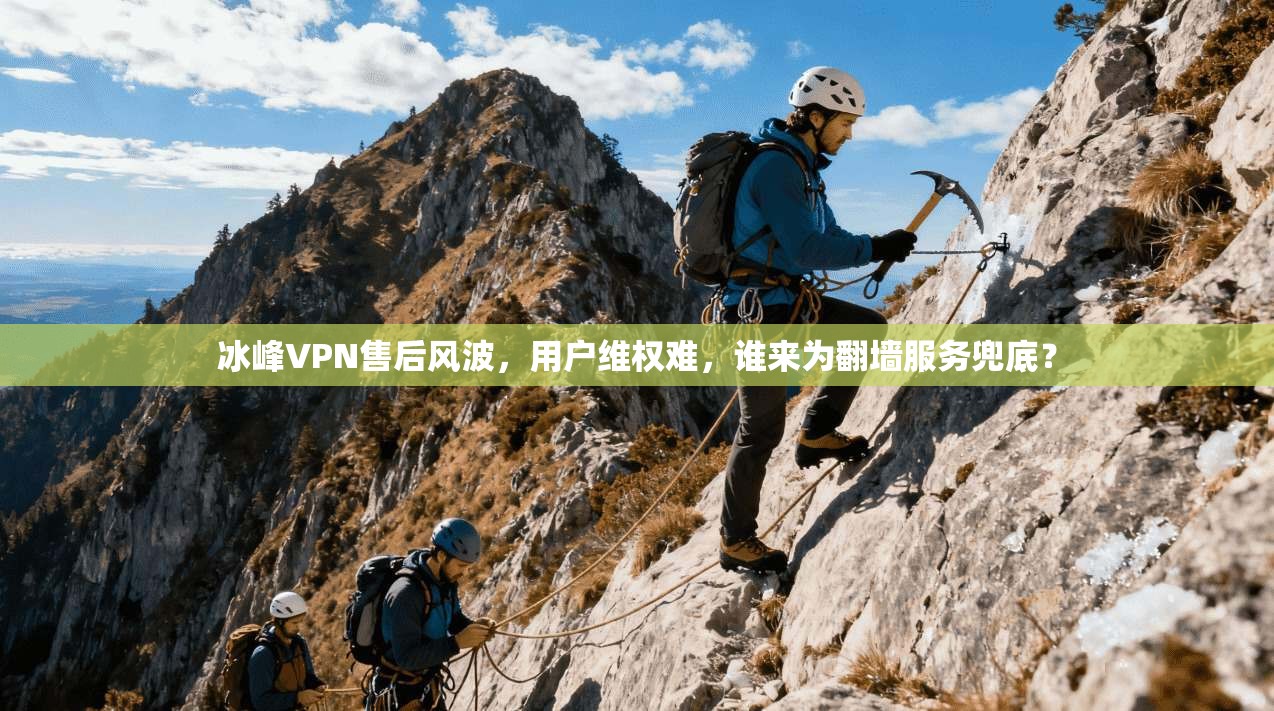 冰峰VPN售后风波,用户维权难,谁来为翻墙服务兜底?