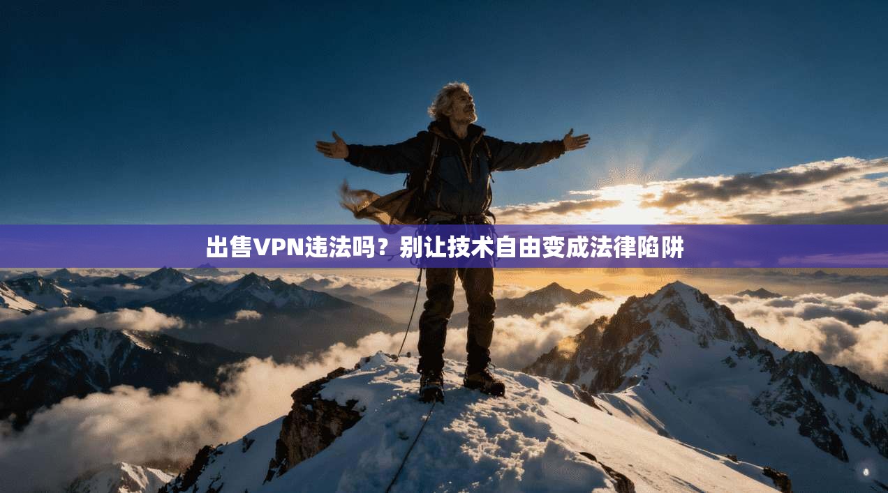 出售VPN违法吗?别让技术自由变成法律陷阱