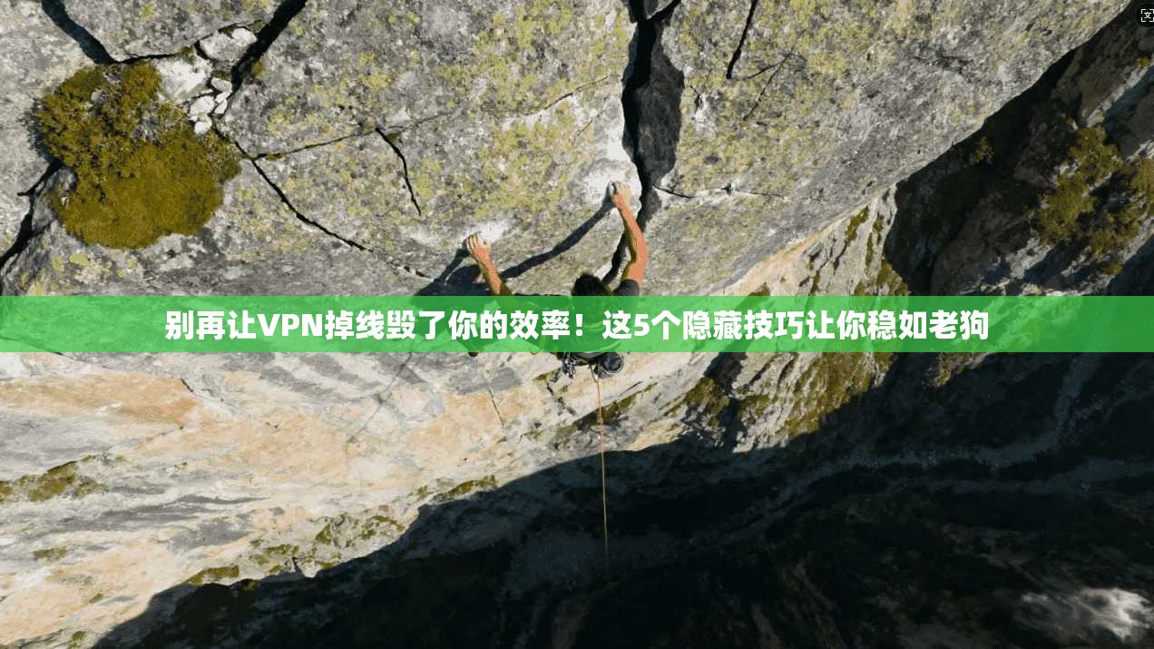 别再让VPN掉线毁了你的效率！这5个隐藏技巧让你稳如老狗