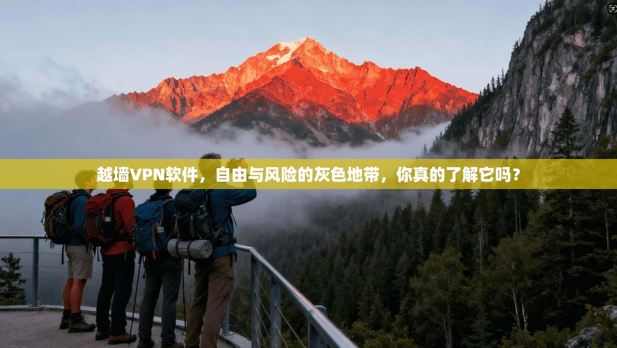 越墙VPN软件，自由与风险的灰色地带，你真的了解它吗？