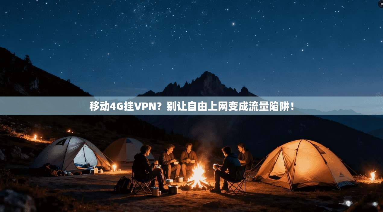 移动4G挂VPN？别让自由上网变成流量陷阱！