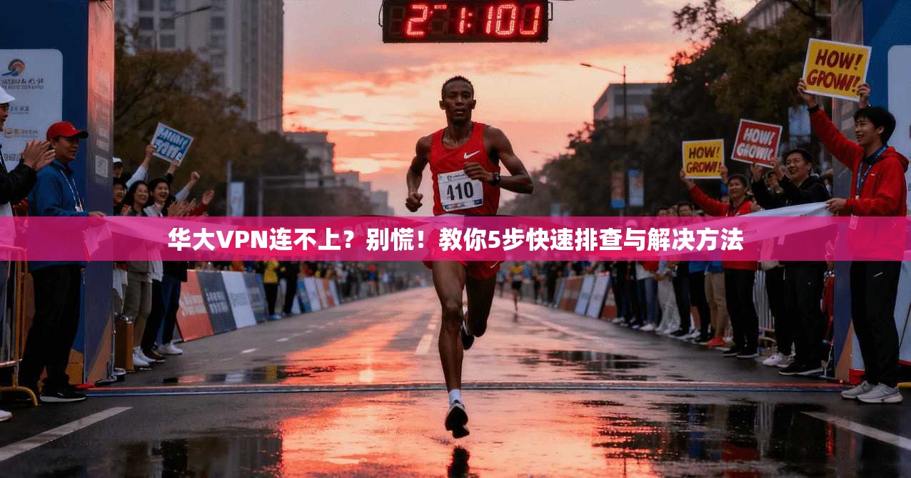华大VPN连不上？别慌！教你5步快速排查与解决方法