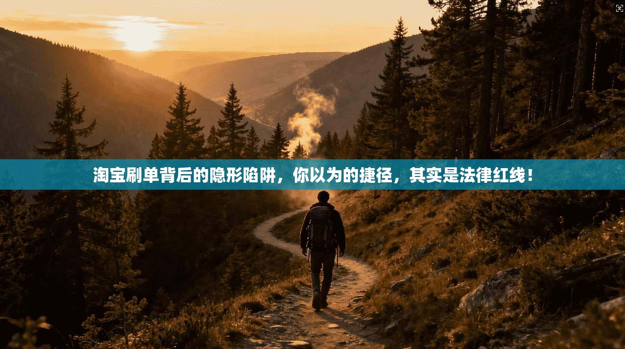 淘宝刷单背后的隐形陷阱，你以为的捷径，其实是法律红线！