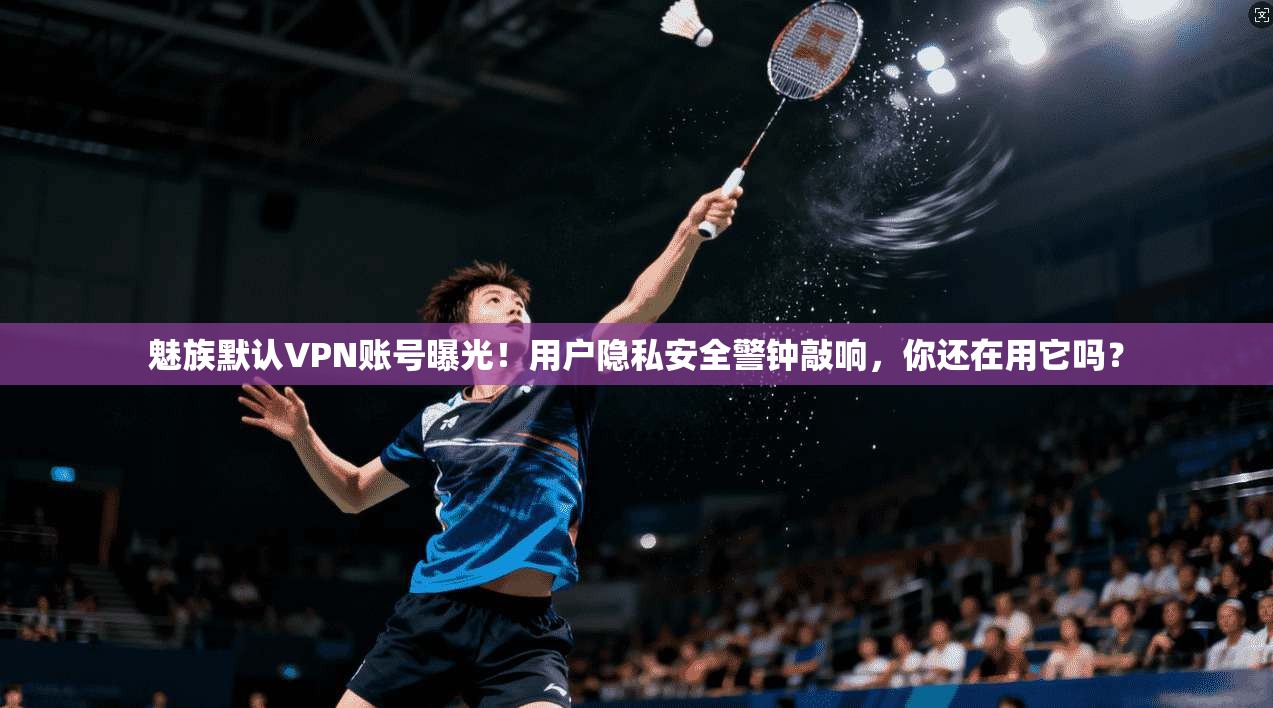 魅族默认VPN账号曝光！用户隐私安全警钟敲响，你还在用它吗？