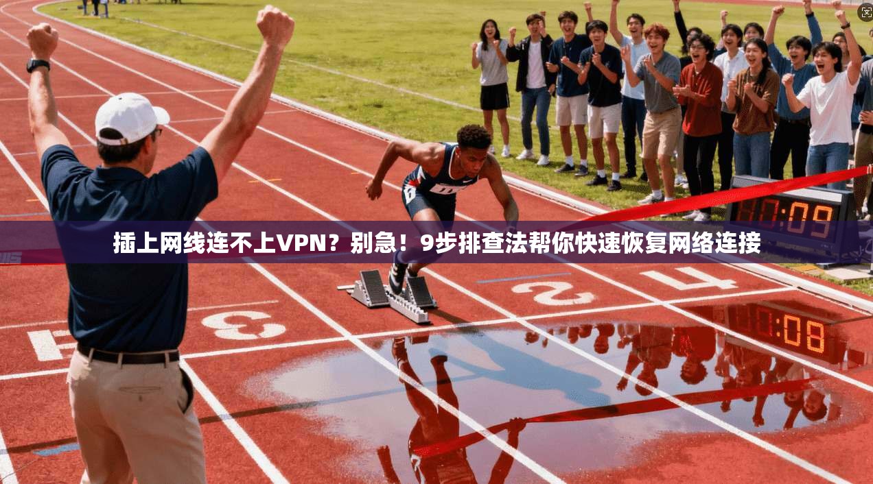 插上网线连不上VPN？别急！9步排查法帮你快速恢复网络连接
