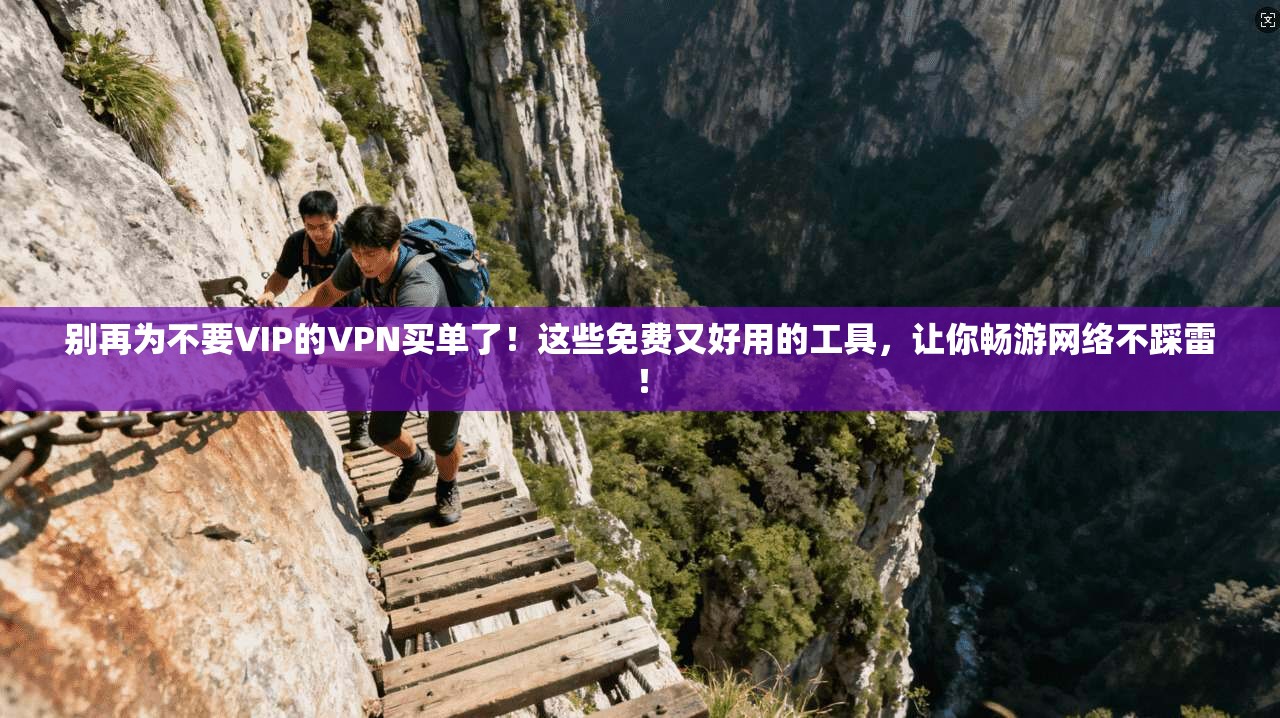 别再为不要VIP的VPN买单了！这些免费又好用的工具，让你畅游网络不踩雷！