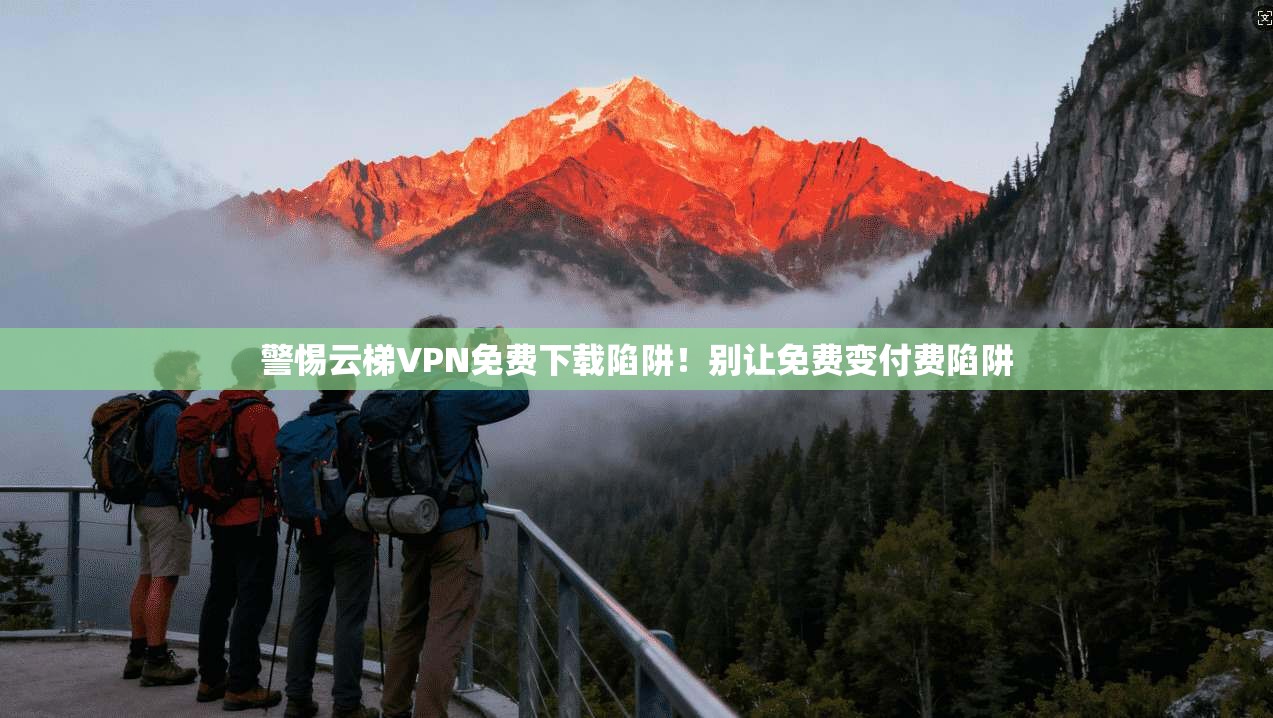 警惕云梯VPN免费下载陷阱！别让免费变付费陷阱