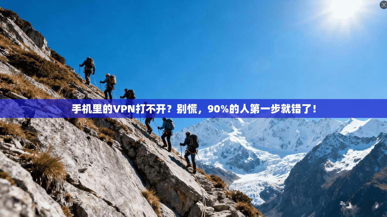 手机里的VPN打不开？别慌，90%的人第一步就错了！