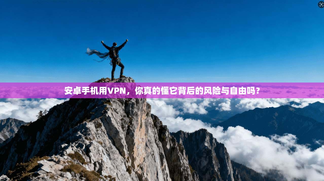 安卓手机用VPN，你真的懂它背后的风险与自由吗？