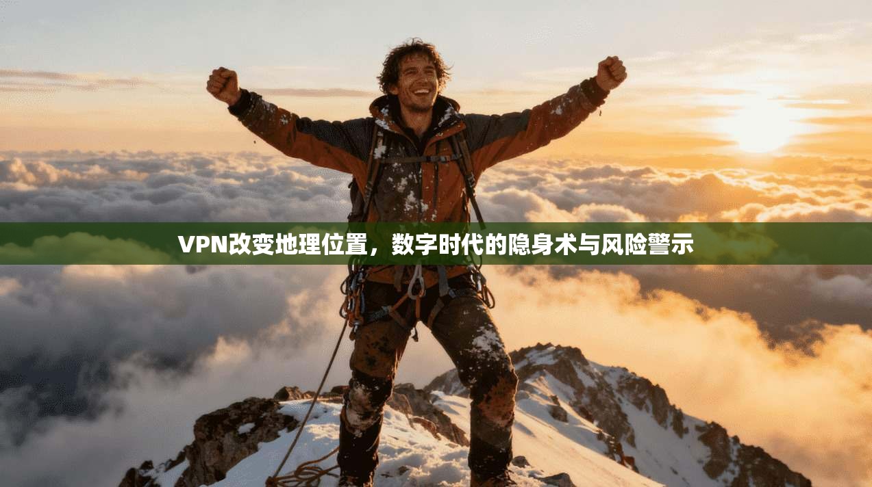 VPN改变地理位置，数字时代的隐身术与风险警示