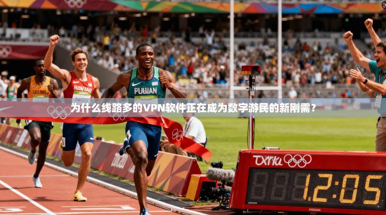 为什么线路多的VPN软件正在成为数字游民的新刚需？