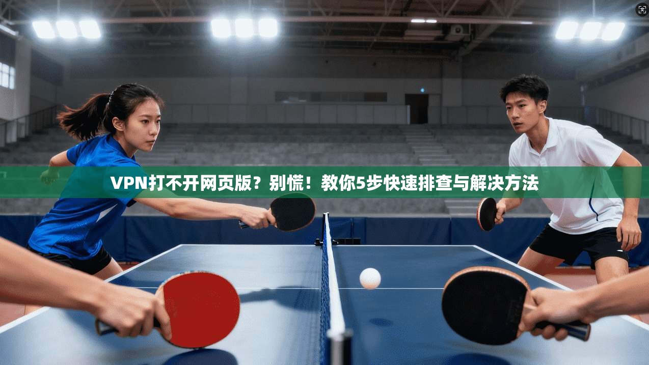 VPN打不开网页版？别慌！教你5步快速排查与解决方法