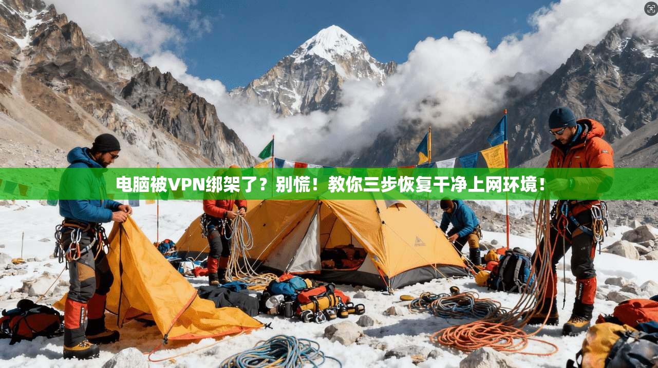 电脑被VPN绑架了？别慌！教你三步恢复干净上网环境！