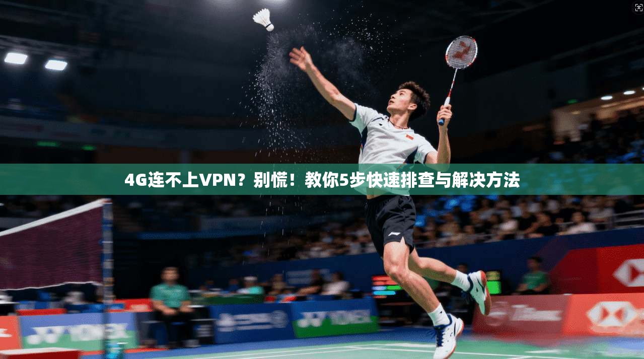4G连不上VPN？别慌！教你5步快速排查与解决方法