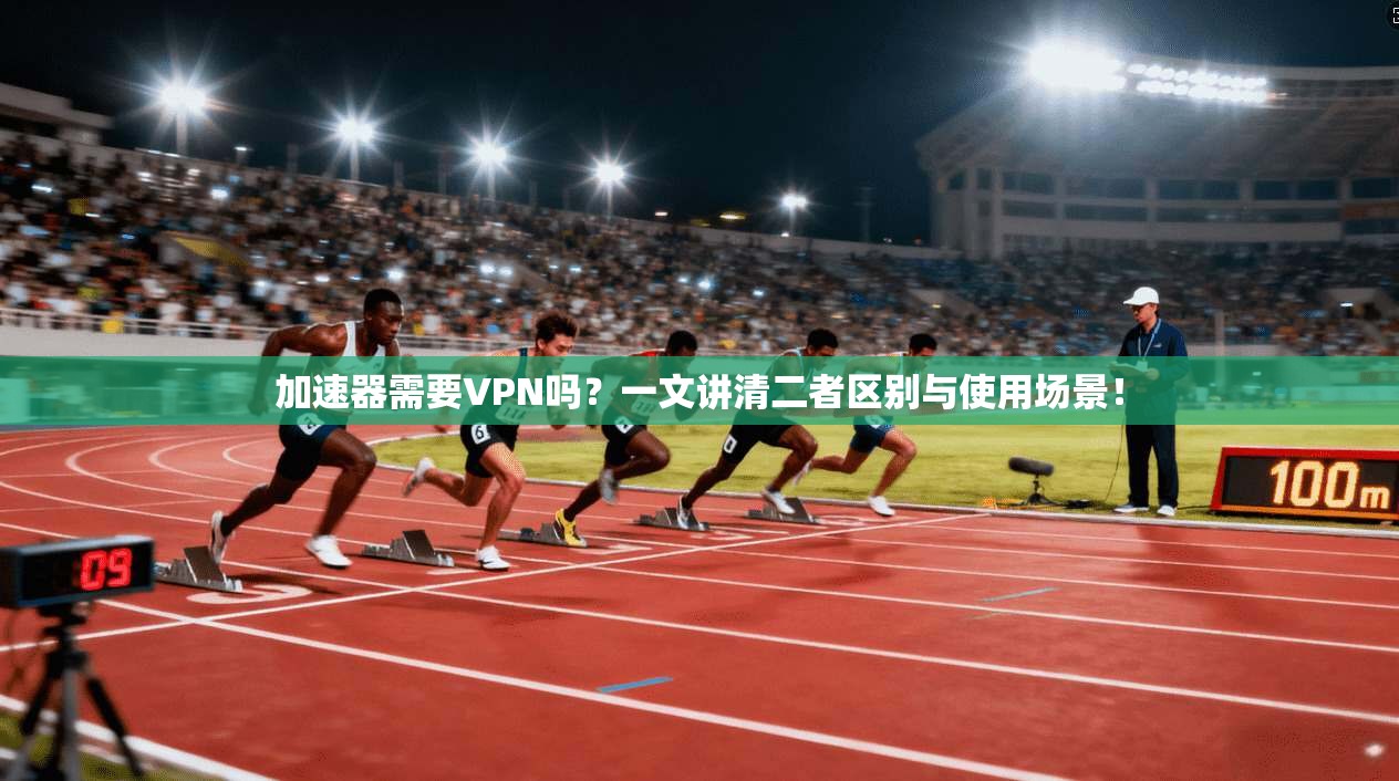 加速器需要VPN吗？一文讲清二者区别与使用场景！