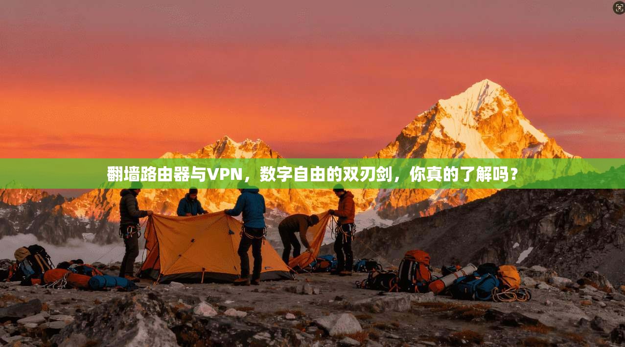 翻墙路由器与VPN，数字自由的双刃剑，你真的了解吗？