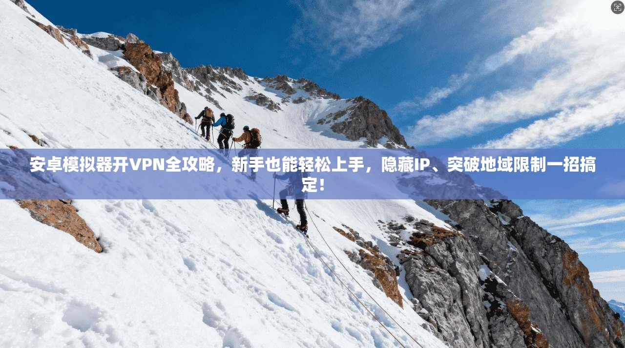 安卓模拟器开VPN全攻略，新手也能轻松上手，隐藏IP、突破地域限制一招搞定！