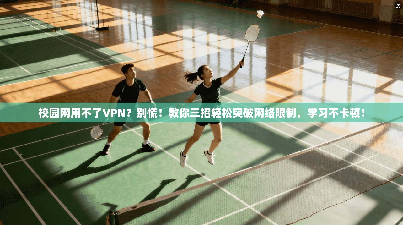 校园网用不了VPN？别慌！教你三招轻松突破网络限制，学习不卡顿！