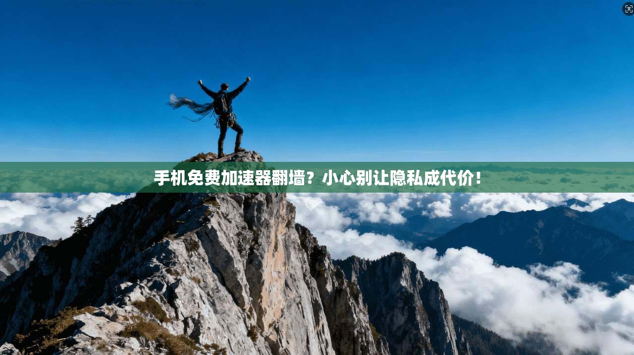 手机免费加速器翻墙？小心别让隐私成代价！