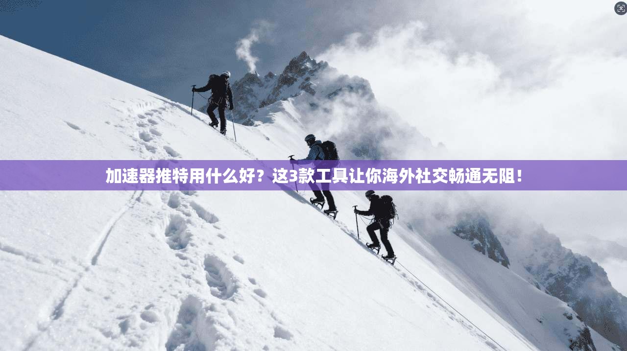 加速器推特用什么好？这3款工具让你海外社交畅通无阻！