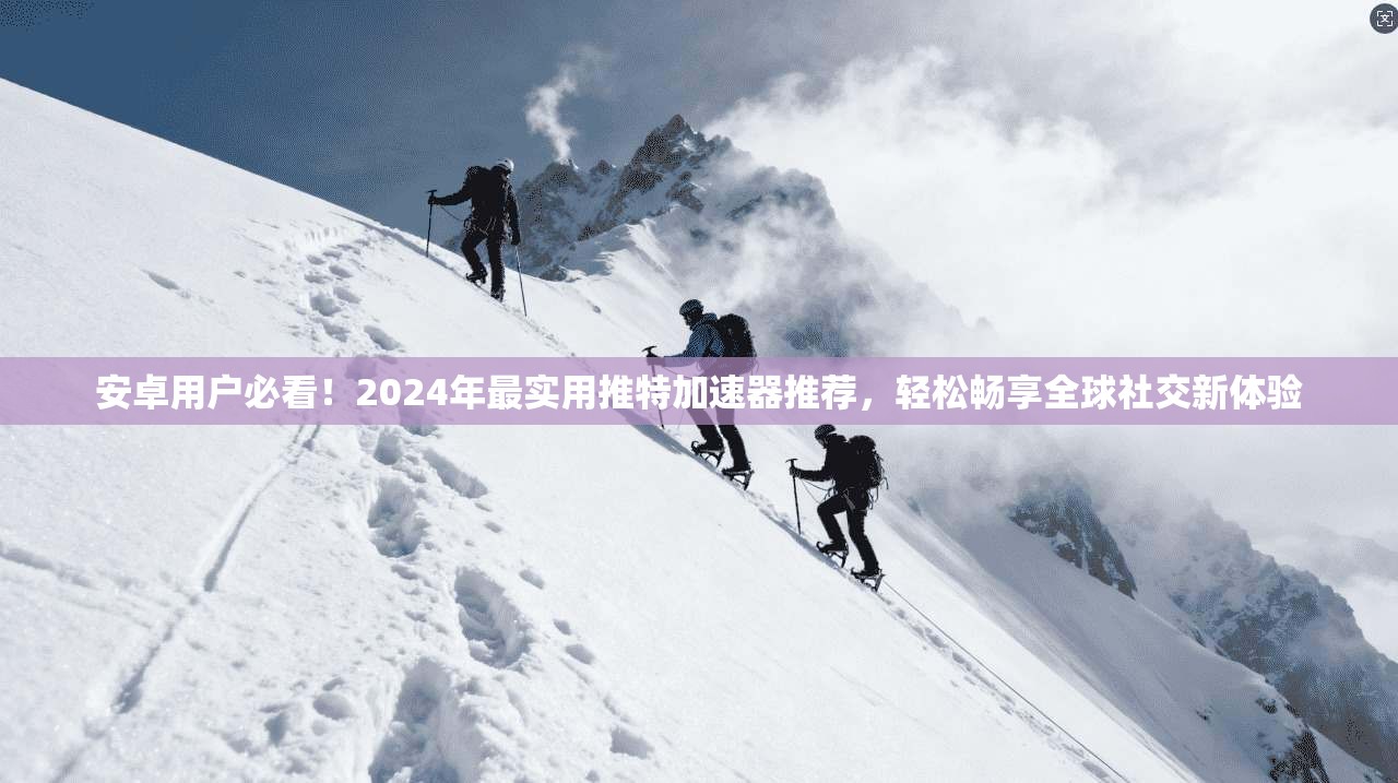 安卓用户必看！2024年最实用推特加速器推荐，轻松畅享全球社交新体验