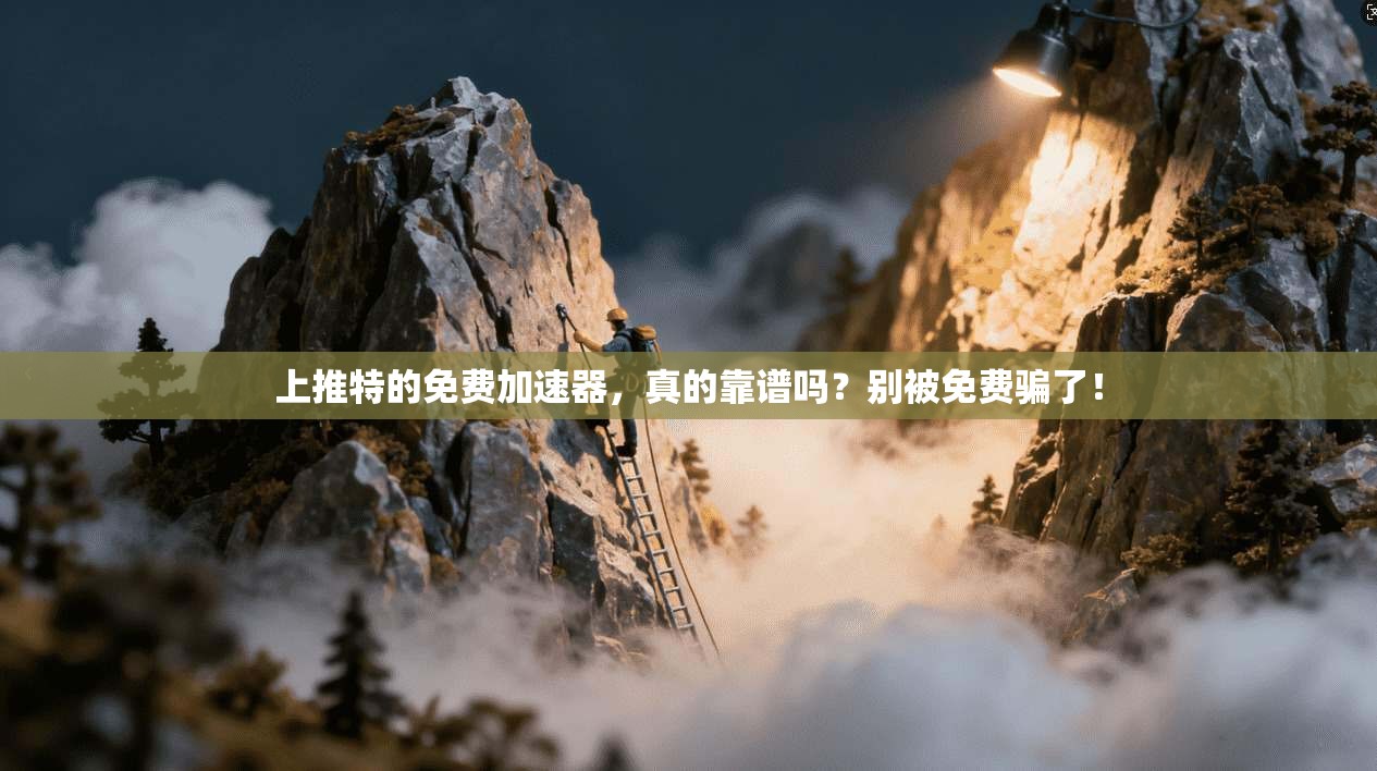 上推特的免费加速器，真的靠谱吗？别被免费骗了！