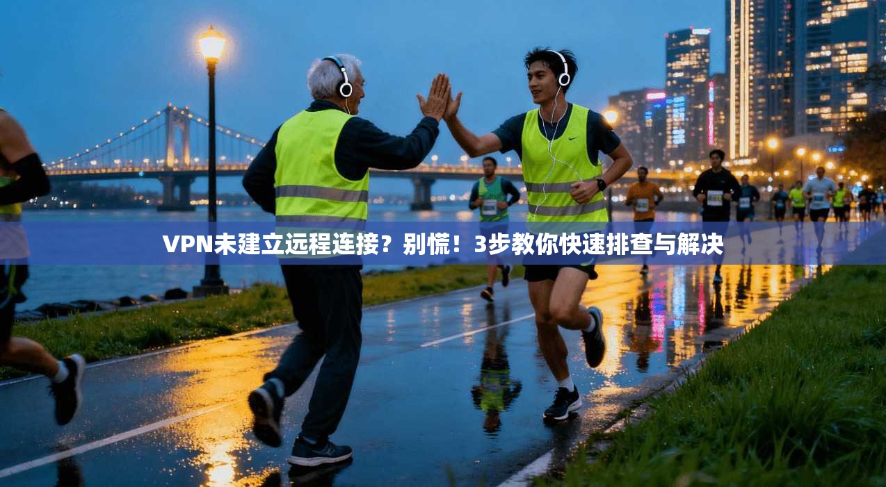 VPN未建立远程连接？别慌！3步教你快速排查与解决