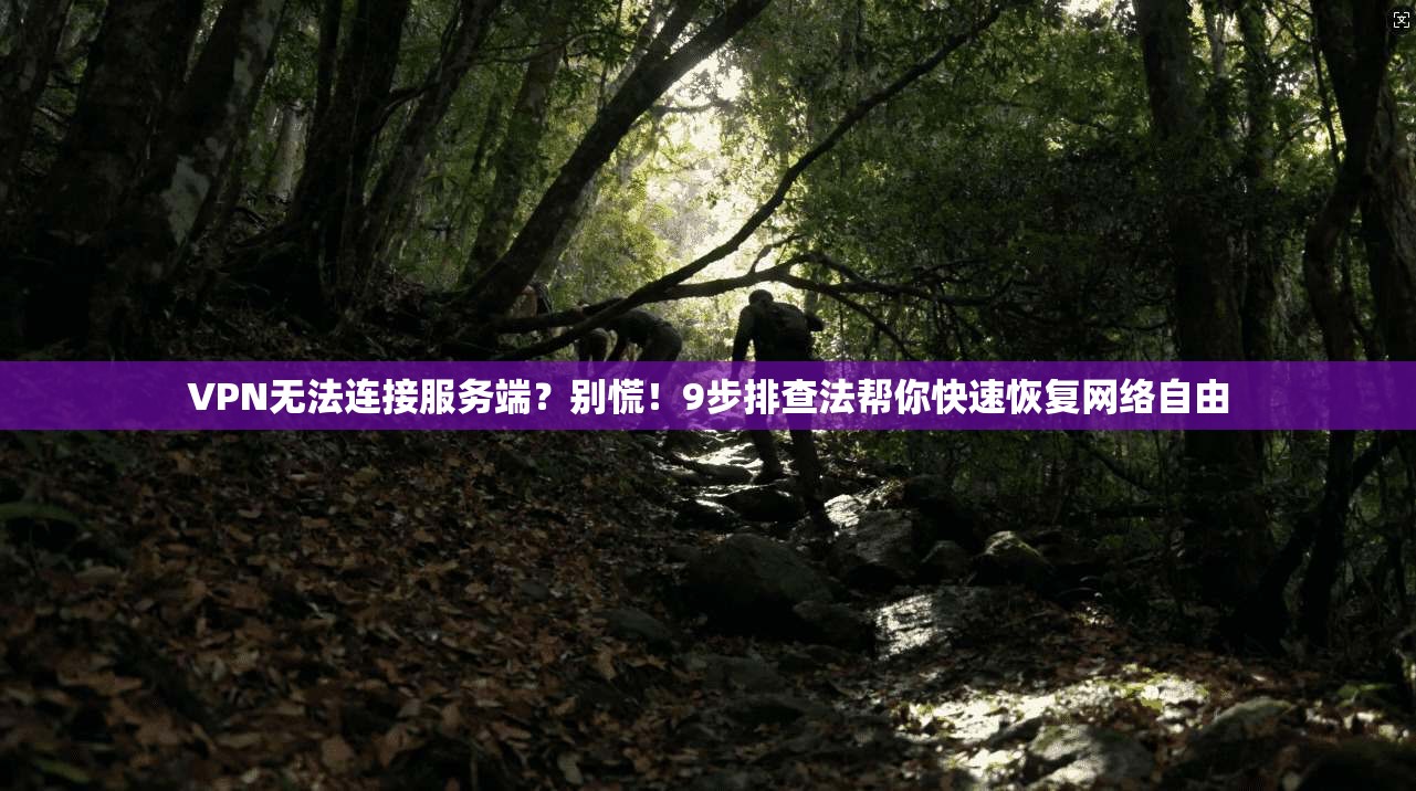 VPN无法连接服务端？别慌！9步排查法帮你快速恢复网络自由