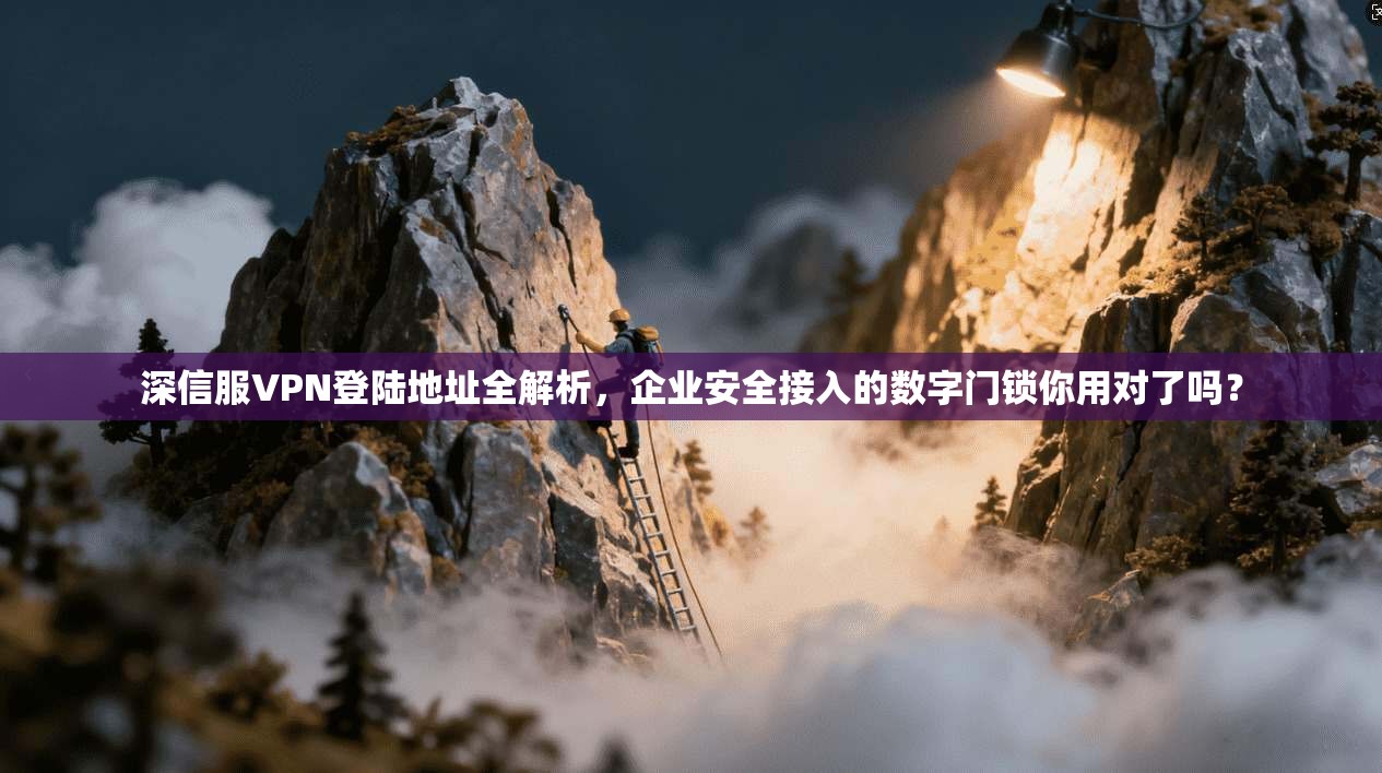 深信服VPN登陆地址全解析，企业安全接入的数字门锁你用对了吗？