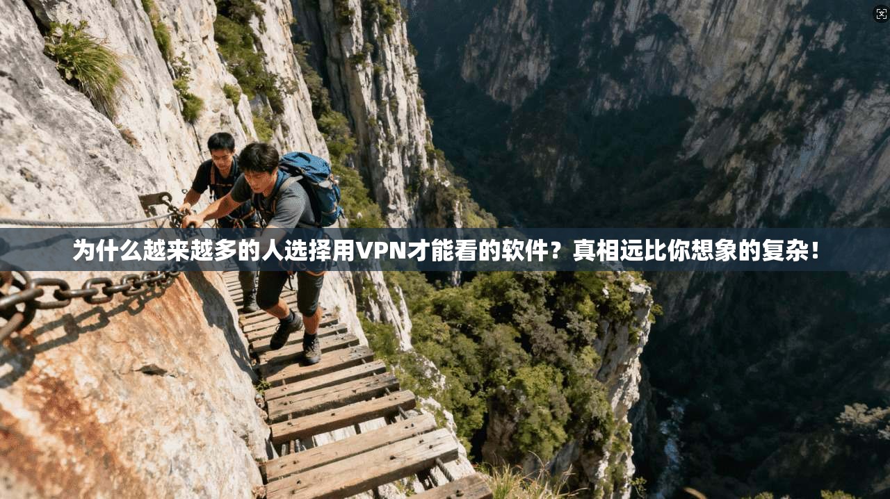 为什么越来越多的人选择用VPN才能看的软件？真相远比你想象的复杂！