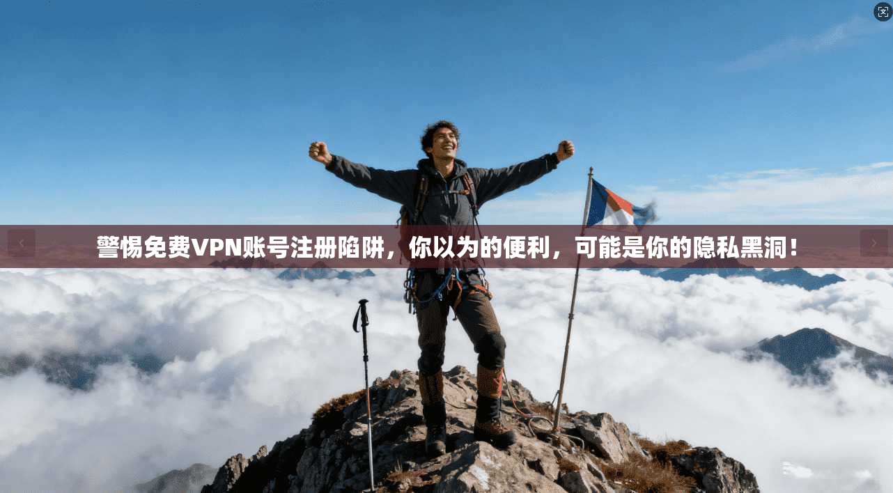 警惕免费VPN账号注册陷阱，你以为的便利，可能是你的隐私黑洞！