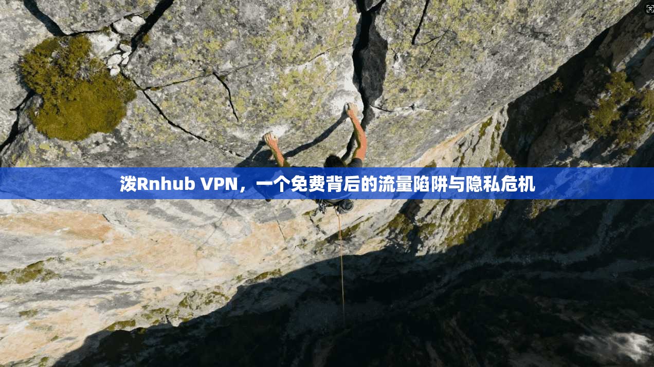 泼Rnhub VPN，一个免费背后的流量陷阱与隐私危机