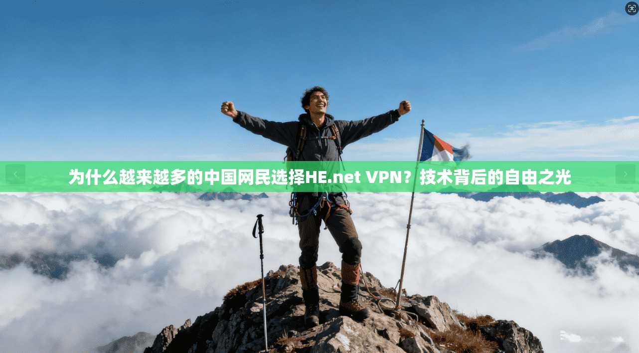为什么越来越多的中国网民选择HE.net VPN?技术背后的自由之光 为什么越来越多的中国网民选择HE.net VPN?技术背后的自由之光