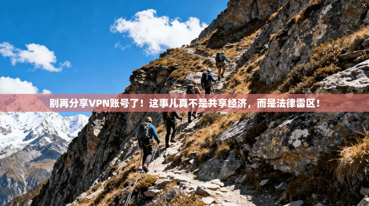 别再分享VPN账号了！这事儿真不是共享经济，而是法律雷区！
