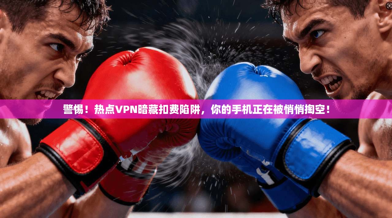 警惕！热点VPN暗藏扣费陷阱，你的手机正在被悄悄掏空！