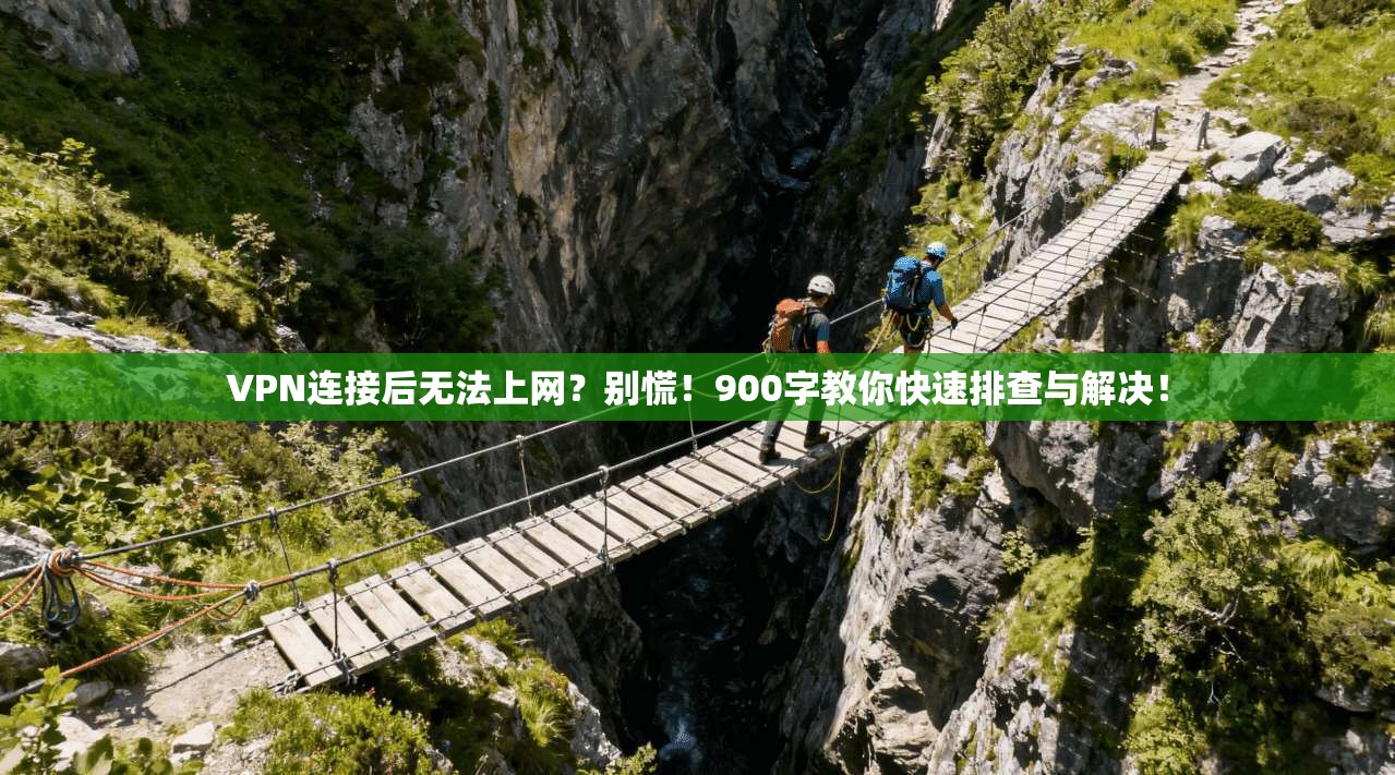 VPN连接后无法上网？别慌！900字教你快速排查与解决！