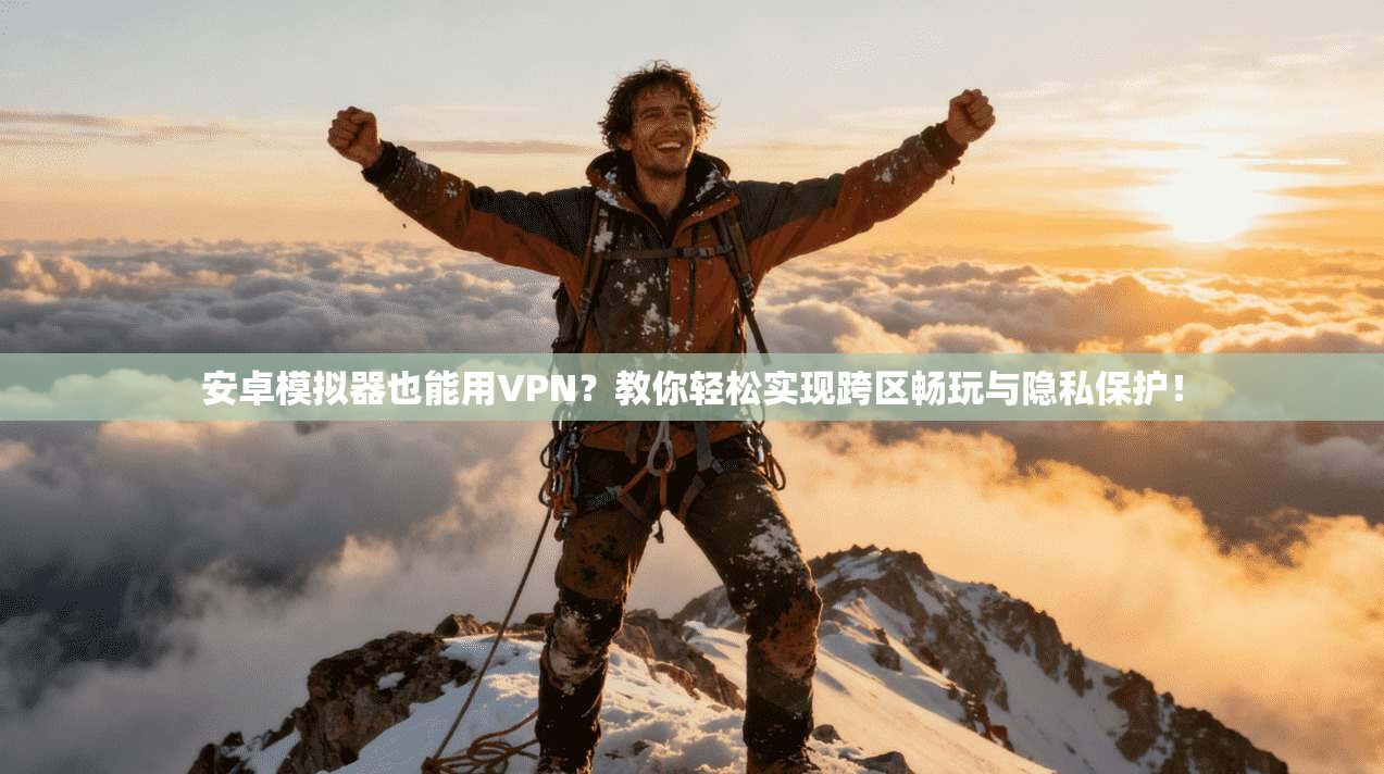 安卓模拟器也能用VPN？教你轻松实现跨区畅玩与隐私保护！
